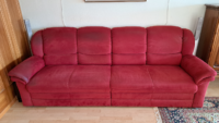 Sofa "Weinrot" Gratis abzugeben